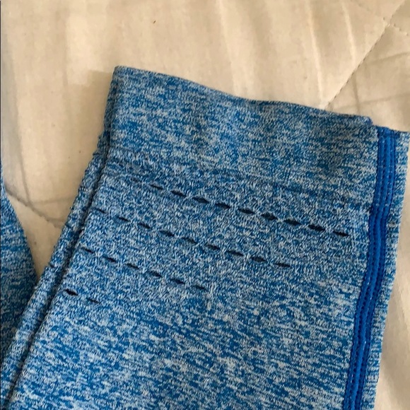 GymShark Blue Marl Seamless Leggings - Picture 3 of 6